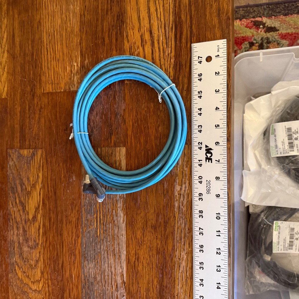 Murrelektronik Industrial Ethernet Cable M12 8-Pin‎ Blue 4x2xAWG26 1080722 5m